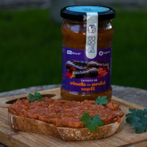 zacusca de vinete cu ardei copti