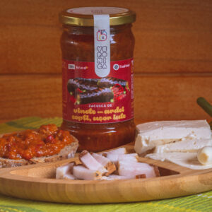 zacusca de vinete cu ardei copti